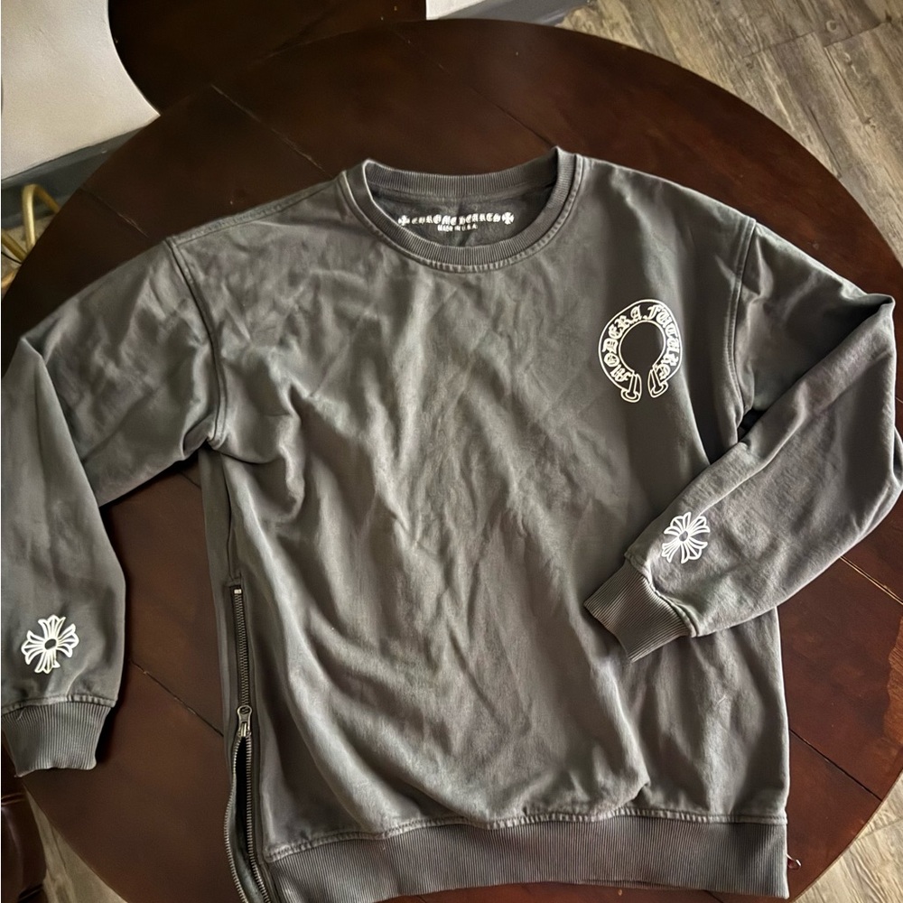 Chrome Hearts Black Crewneck Sweater